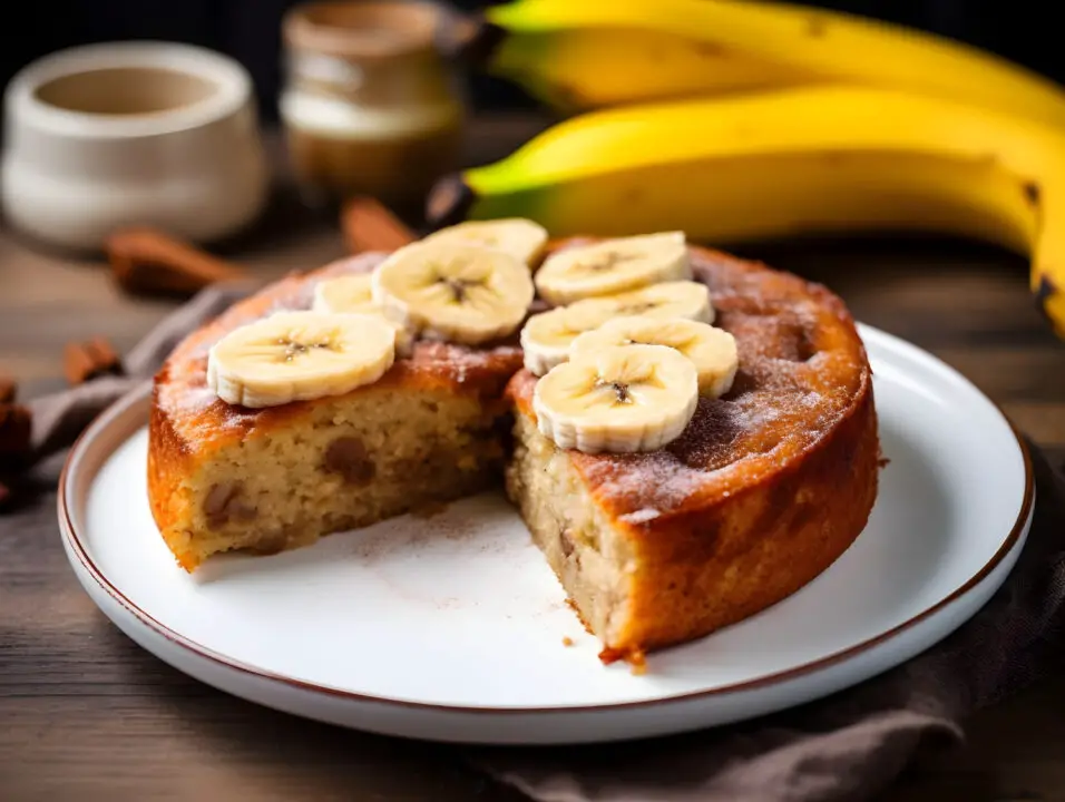 Torta de Banana Clássica Que Traz Memórias de Tarde na Casa da Vovó