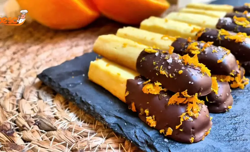 Palitos de Cookies de Laranja sabor cítrico e crocância para o seu café
