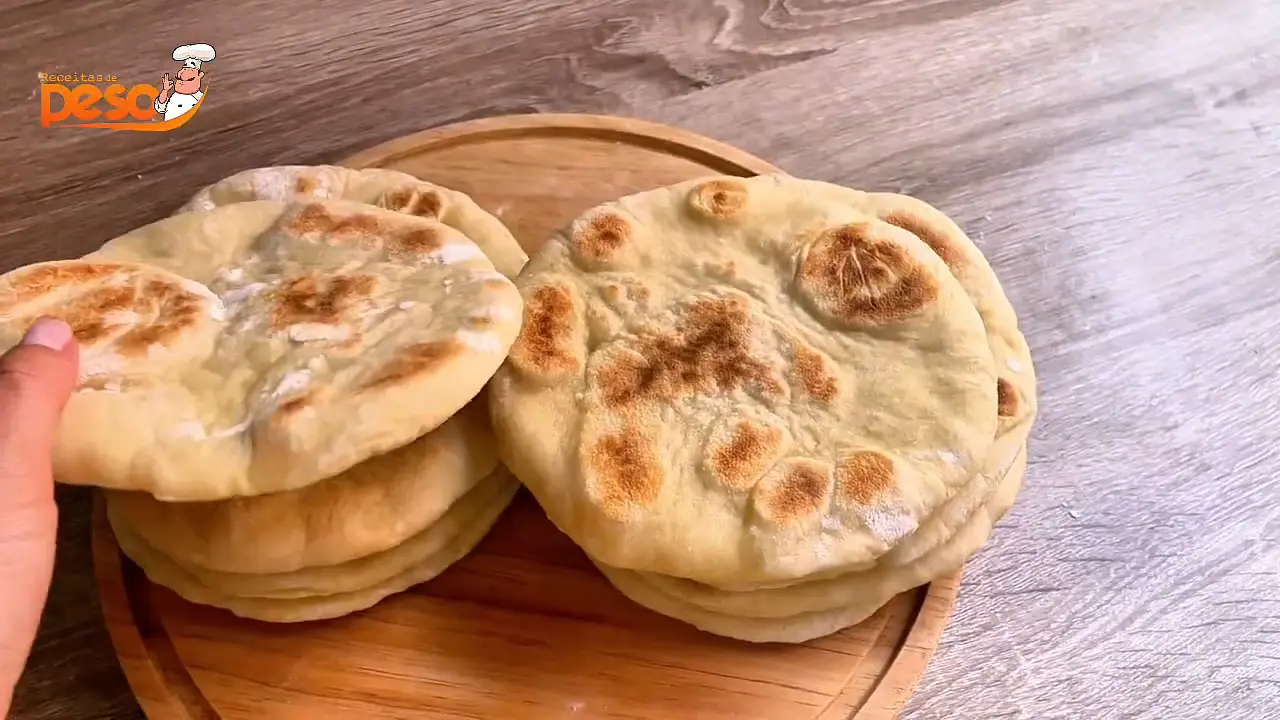 Pão Pita Fácil sem Sovar pão macio, prático e perfeito para qualquer ocasião
