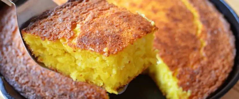 Bolo de Milho de Latinha, fica bastante cremoso - confira