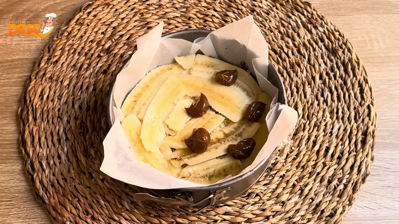 Torta de Banana Preguiçosa Receita Fácil e Rápida