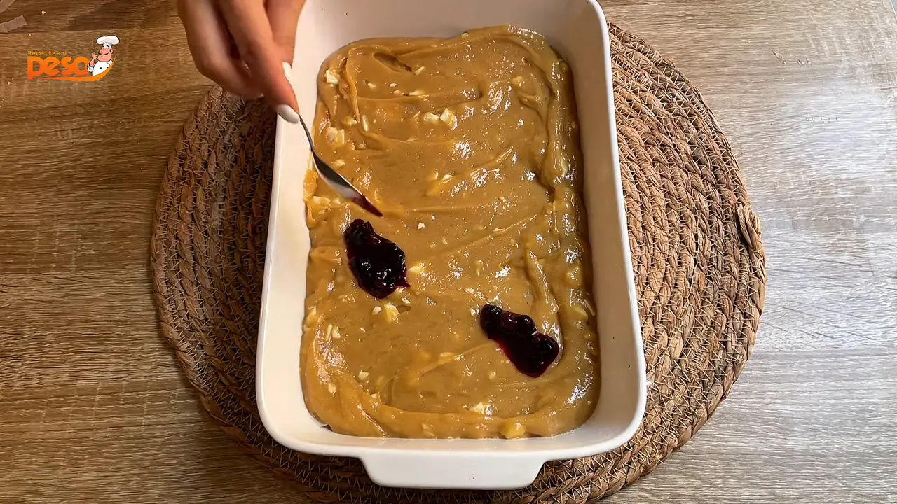 Blonde com Chocolate Branco e Geleia de Frutas Vermelhas Receita Fofinha