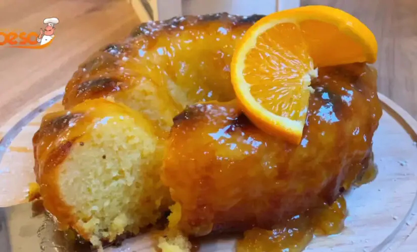 Bolo de Fubá com Laranja Úmido e Macio que Perfuma a Casa Inteira